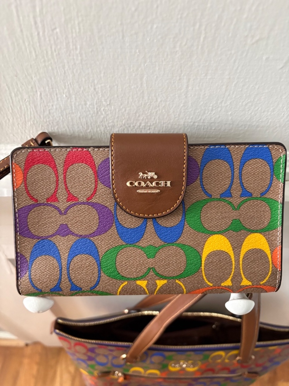 Coach Pride Gallery tote and wallet - rare rainbow - Picture 6 of 8